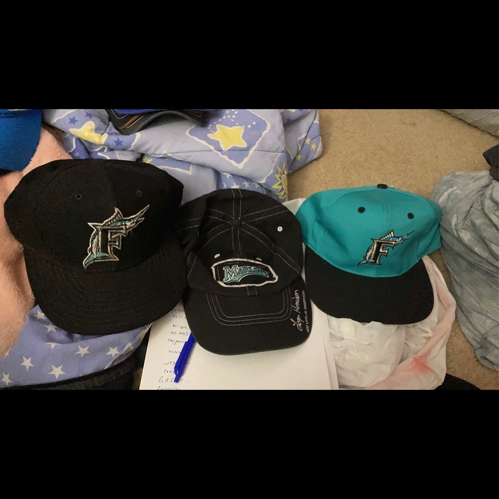 Florida Marlins hats